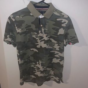 Tommy Hilfiger camo polo